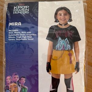 Mira Costume Set with Yellow Skirt and Black Top